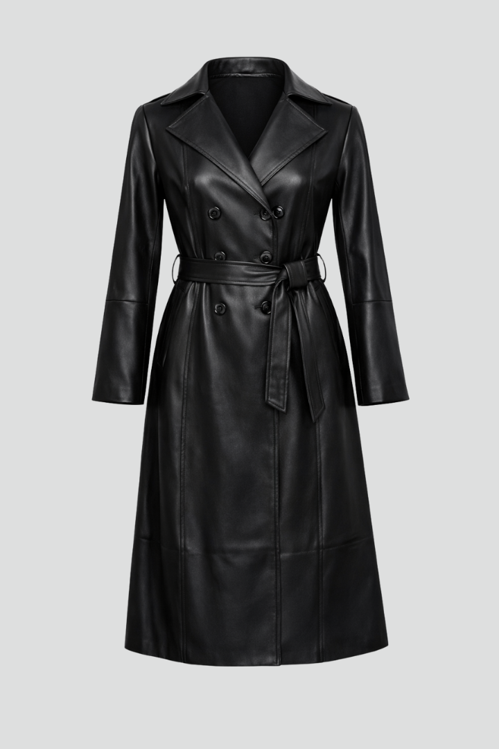 Emma | Women’s Trench Coat with Belted Waist