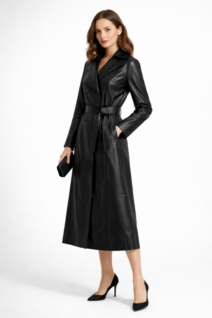 Emma | Women’s Trench Coat with Belted Waist