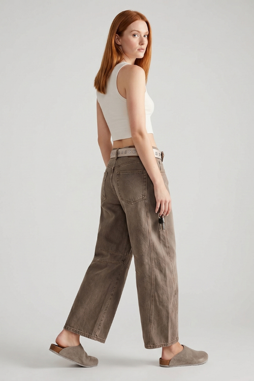 Alissa | Women’s High Waist Wide Leg Jeans – Stretch Denim, Full Length, Loose Fit