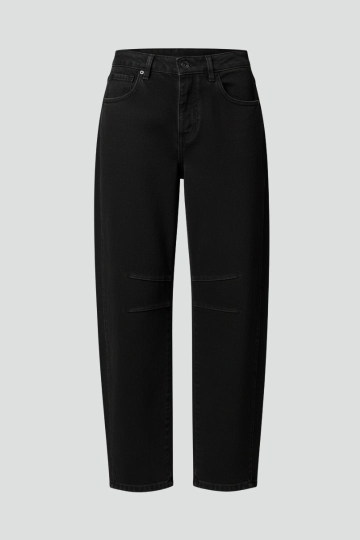 Alissa | Women’s High Waist Wide Leg Jeans – Stretch Denim, Full Length, Loose Fit