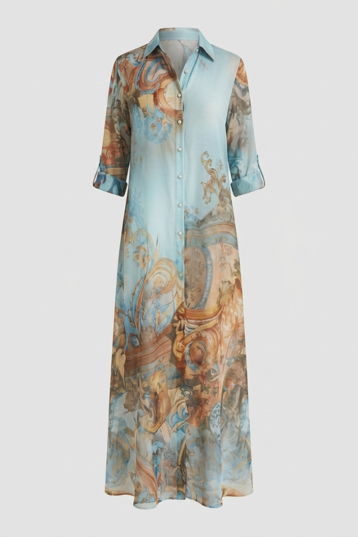 Allie | Women's Casual Midi Dress – Lightweight Flowy Elegant Dress