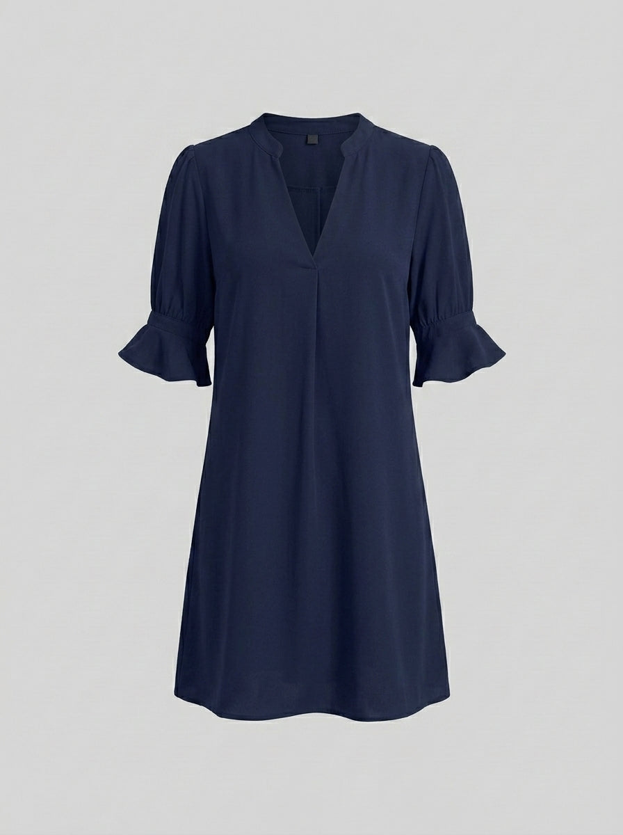 Amira | Women’s V-Neck Dress – Casual Loose-Fit Summer Dress