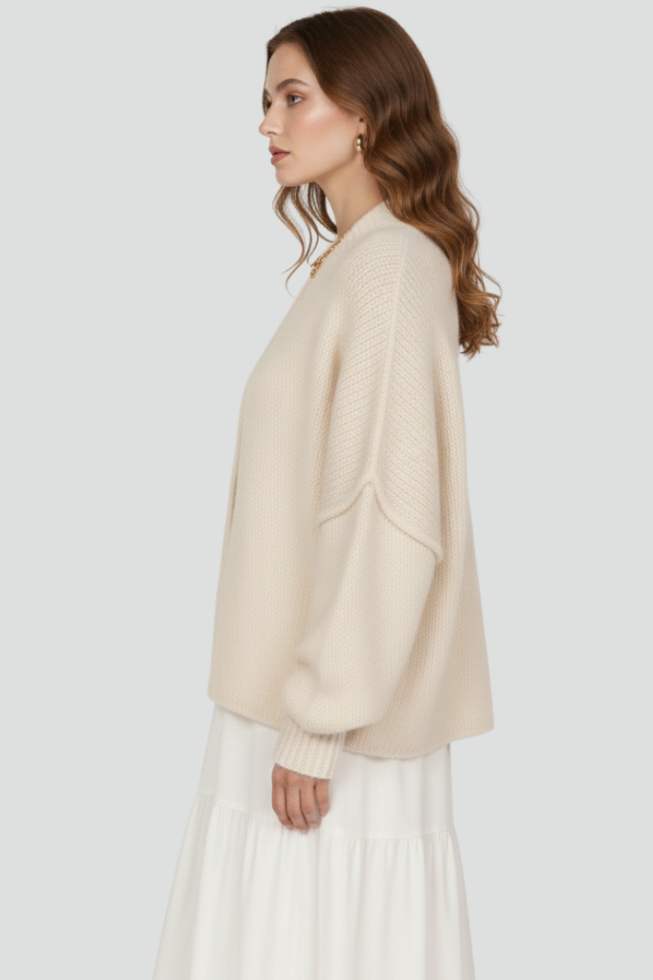 Analia | Women's Knit Cardigan – Button Front Long Sleeve Sweater
