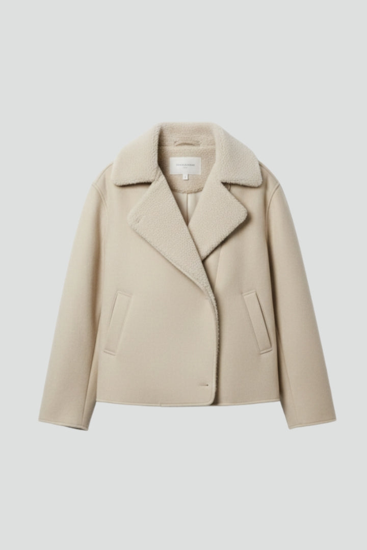 Anneliese | Women’s Shearling-Lined Jacket – Long Sleeve, Soft Lining, Casual Outerwear