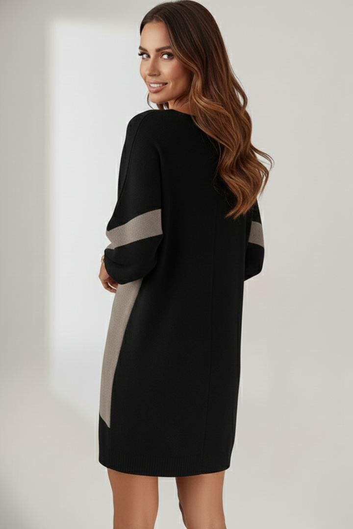 Arlisse | Women’s Loose Fit Dress – Short Sleeves, Round Neck, Straight Hem Casual Dress