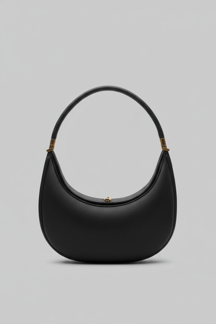 Arvella | Women’s Half-Curve Shoulder Bag – Crescent Handbag, Single Strap Purse
