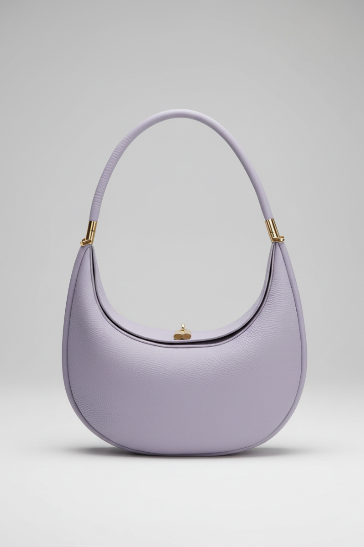 Arvella | Women’s Half-Curve Shoulder Bag – Crescent Handbag, Single Strap Purse