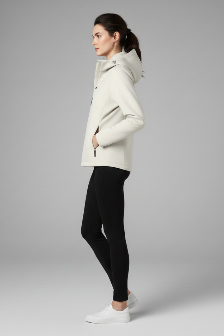 Avenia | Women’s Hooded Shell Jacket – Full-Zip Lightweight Windbreaker