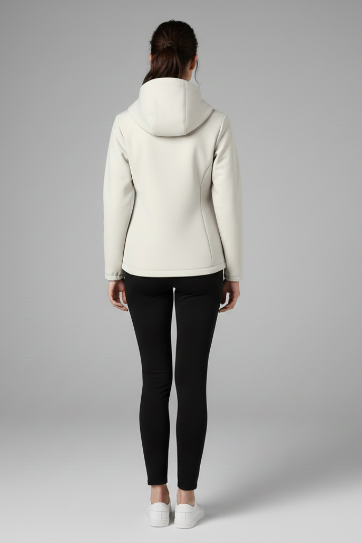 Avenia | Women’s Hooded Shell Jacket – Full-Zip Lightweight Windbreaker