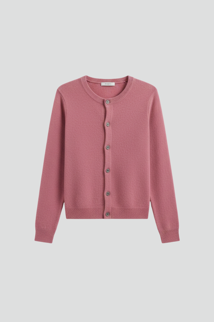 Brinley | Women's Casual Knit Cardigan - Long Sleeve Button-Up Sweater