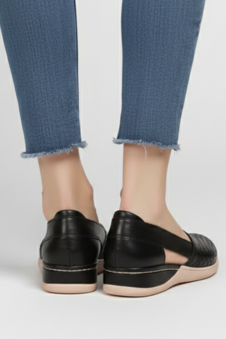 Calivra | Women’s Cutout Shoes – Breathable Patterned Upper, Cushioned Insole, Firm Support