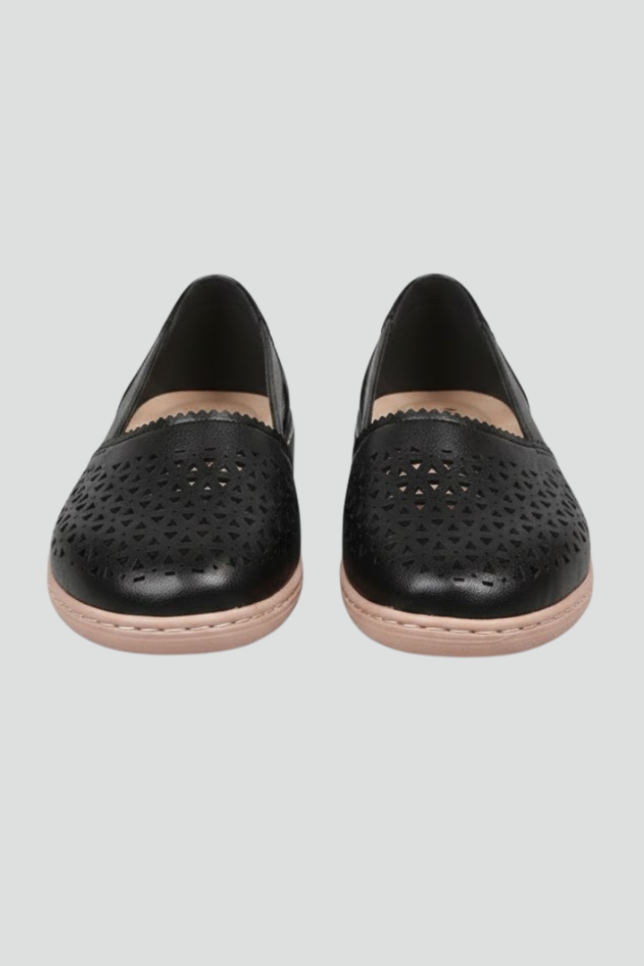 Calivra | Women’s Cutout Shoes – Breathable Patterned Upper, Cushioned Insole, Firm Support