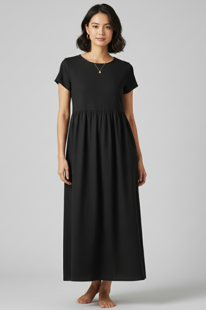 Cerys | Women’s Summer Maxi Dress – Relaxed Waist Sleeveless Straight Hem Dress