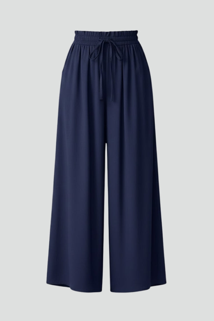 Courtney | Women’s Wide Leg Pants – High Waist, Loose Fit, Full Length Trousers