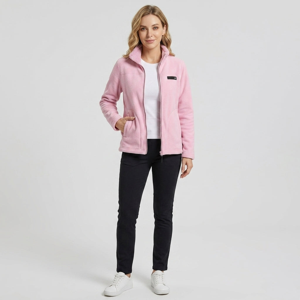 Dione | Women's Reversible Shaggy Jacket – Warm Printed Double-Sided Casual Outerwear