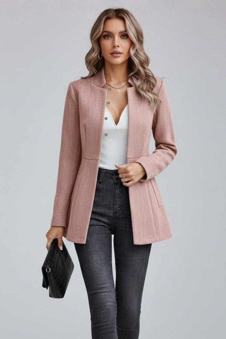 Elarielle | Women’s Blazer Jacket – Notched Collar, Open Front, Office & Casual Blazer