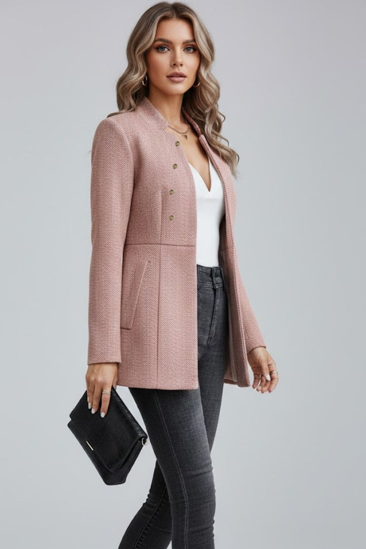 Elarielle | Women’s Blazer Jacket – Notched Collar, Open Front, Office & Casual Blazer