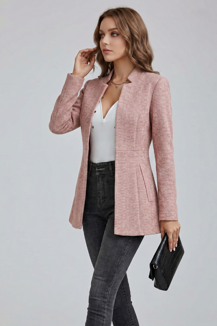 Elarielle | Women’s Blazer Jacket – Notched Collar, Open Front, Office & Casual Blazer