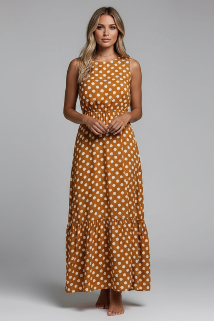 Elva | Women’s Wrap Maxi Dress – Sleeveless V-Neck