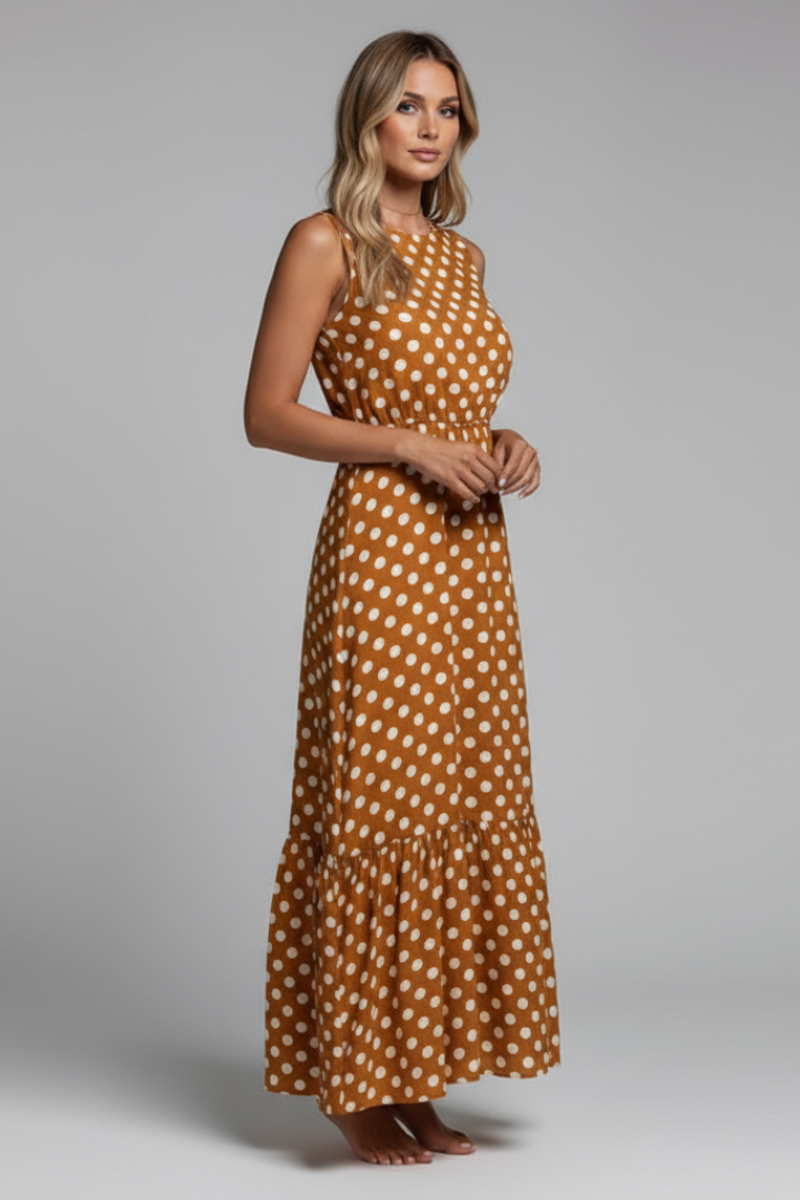 Elva | Women’s Wrap Maxi Dress – Sleeveless V-Neck