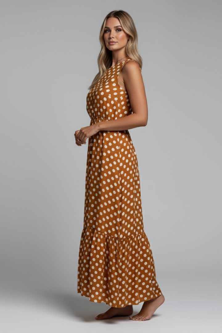 Elva | Women’s Wrap Maxi Dress – Sleeveless V-Neck