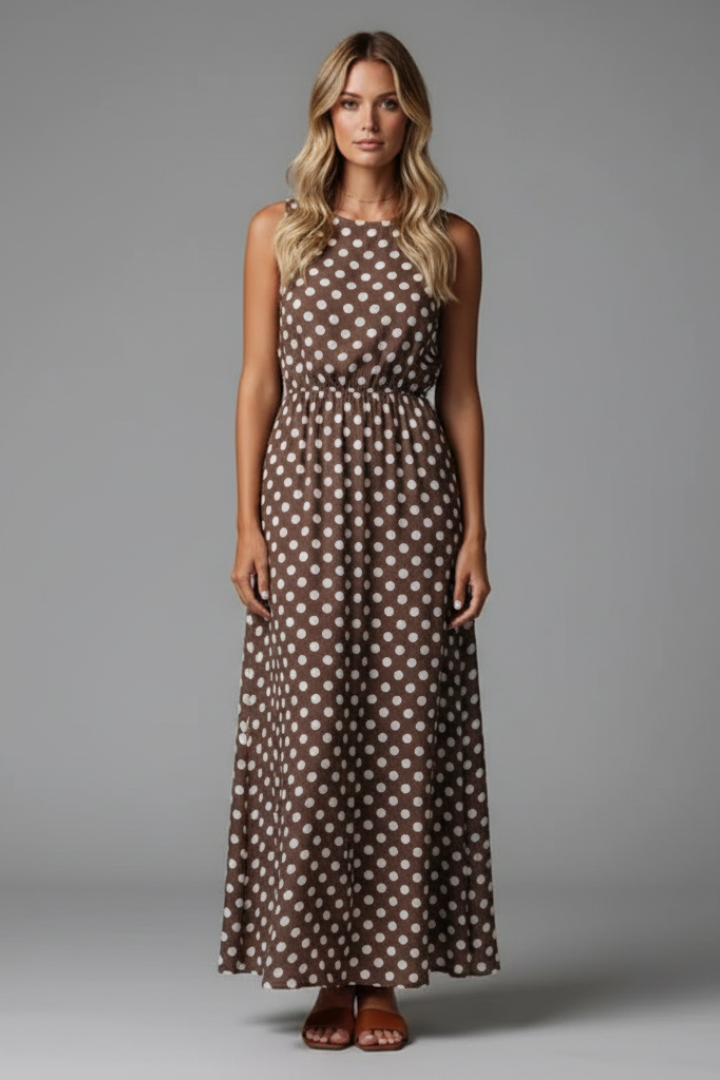 Elva | Women’s Wrap Maxi Dress – Sleeveless V-Neck