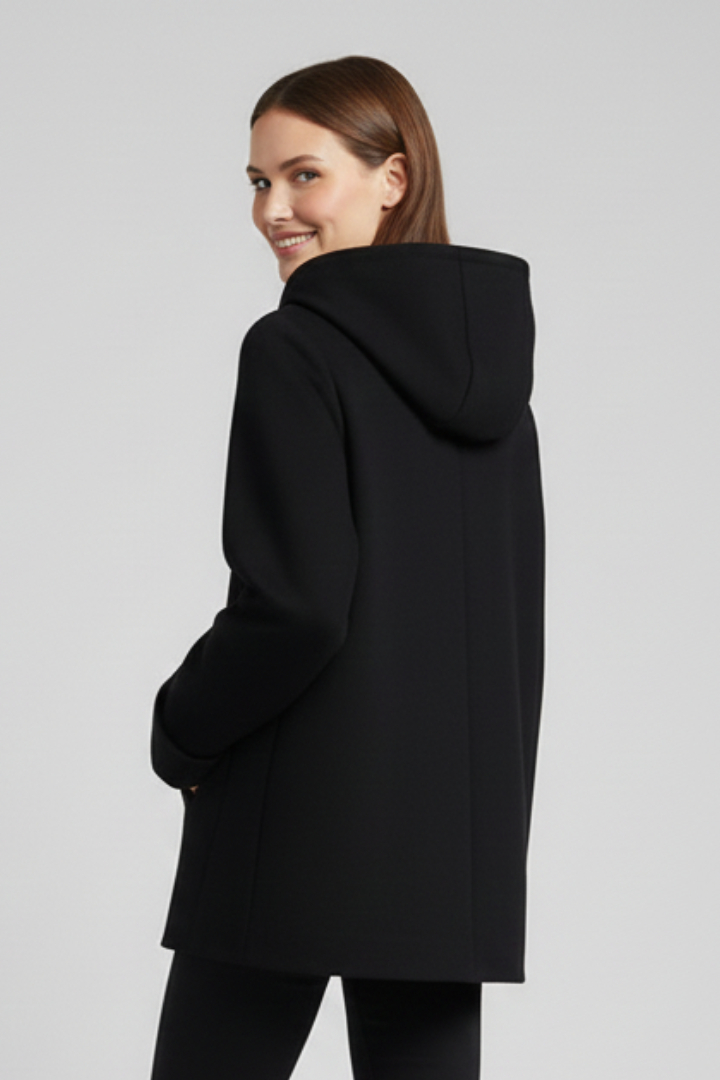 Elviera | Women’s Hooded Jacket with Zip Closure and Pockets