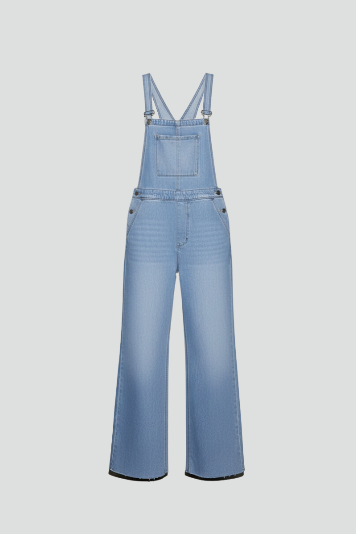 Gianna | Women’s Wide Leg Jumpsuit - Adjustable Straps, Sleeveless Full Length Overalls