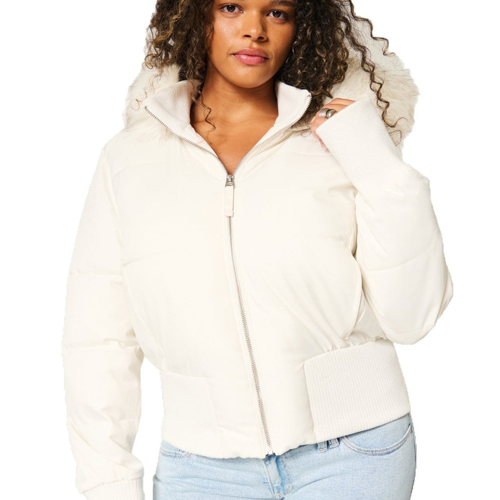 Griselda | Quilted Women's Jacket – Short Insulated Jacket with Removable Hood