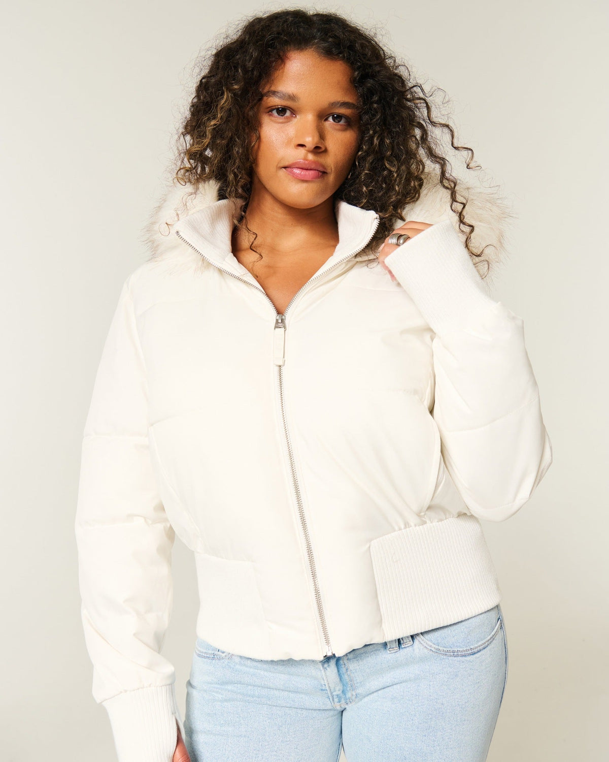 Griselda | Quilted Women's Jacket – Short Insulated Jacket with Removable Hood