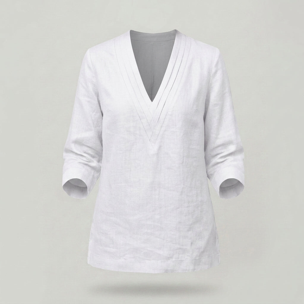Haven | Women's Elegant Casual Top – V-Neck Lightweight Flowy Blouse