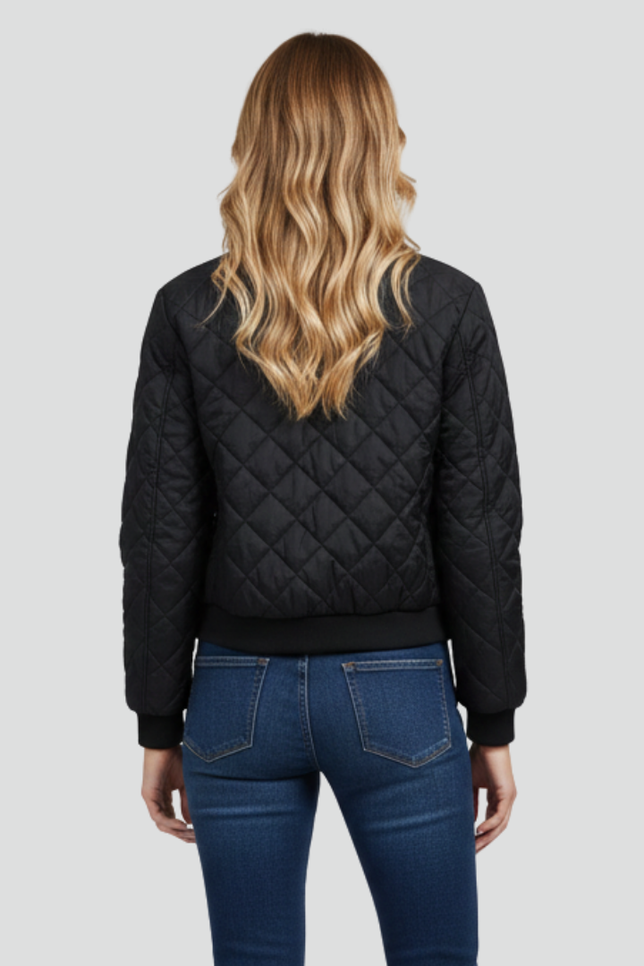 Ismeria | Women’s Quilted Jacket with Zip Closure – Lightweight Long-Sleeve Jacket