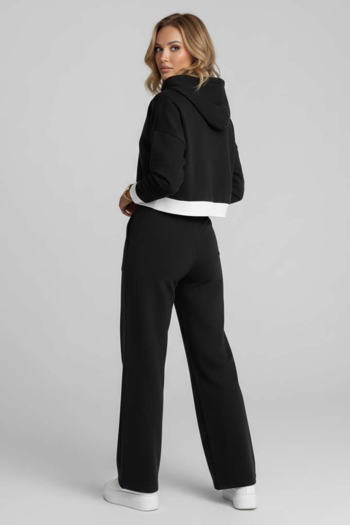 Jolene | Women's Hooded Matching Set - Drawstring Lounge Set with Pockets