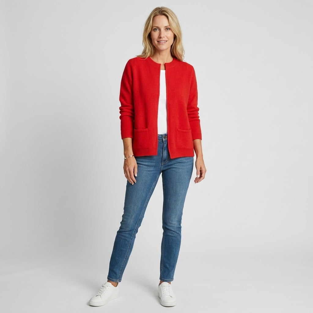 Jovella | Women's Knit Cardigan – Soft & Warm Cardigan with Timeless Design