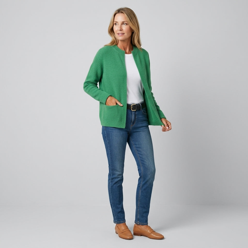 Jovella | Women's Knit Cardigan – Soft & Warm Cardigan with Timeless Design