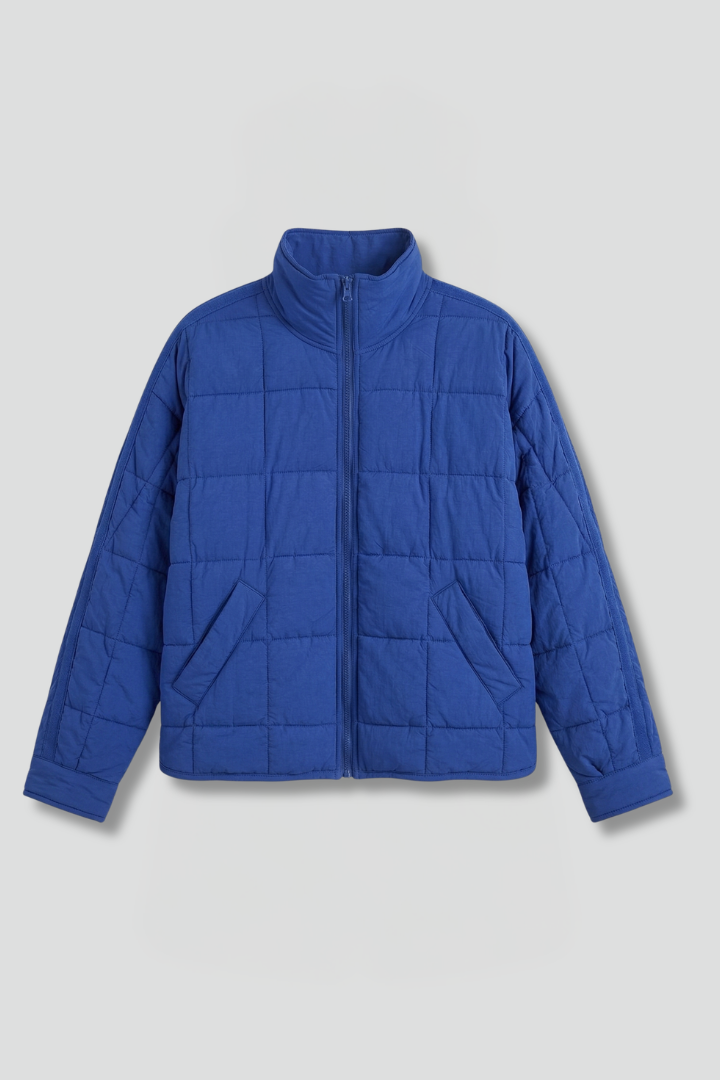 Juvielle | Women’s Quilted Jacket – Zip-Up Padded Casual Jacket