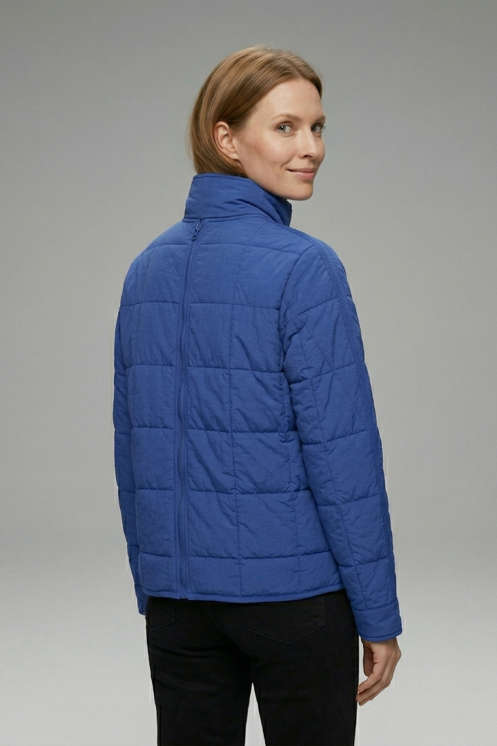 Juvielle | Women’s Quilted Jacket – Zip-Up Padded Casual Jacket