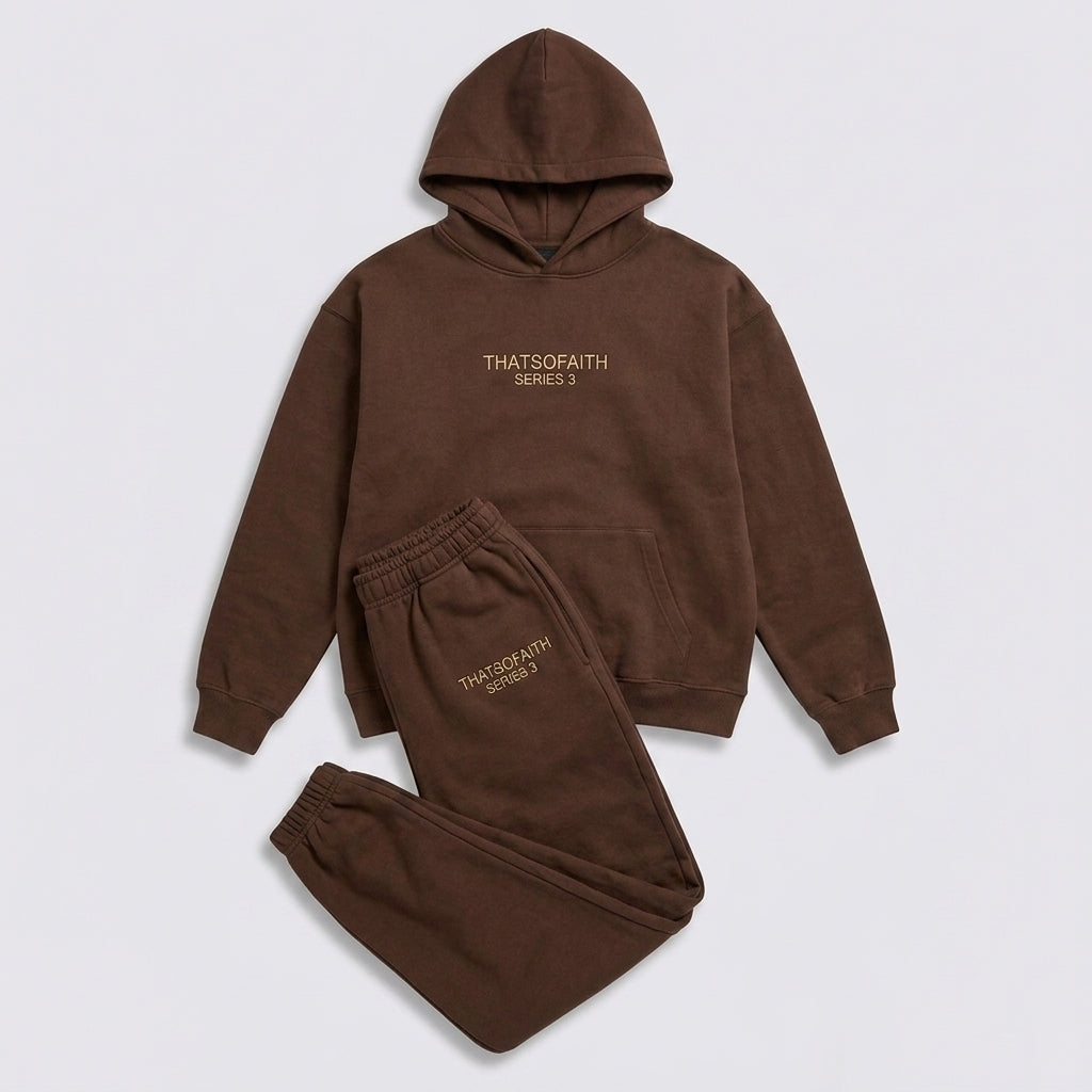 Layne | Women's Athleisure Set – Printed Hoodie & Cotton Blend Joggers