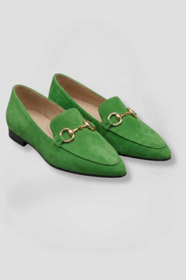 Lirielle | Women’s Orthopedic Loafers – Pointed Toe Slip-On Shoes with Low Block Heel