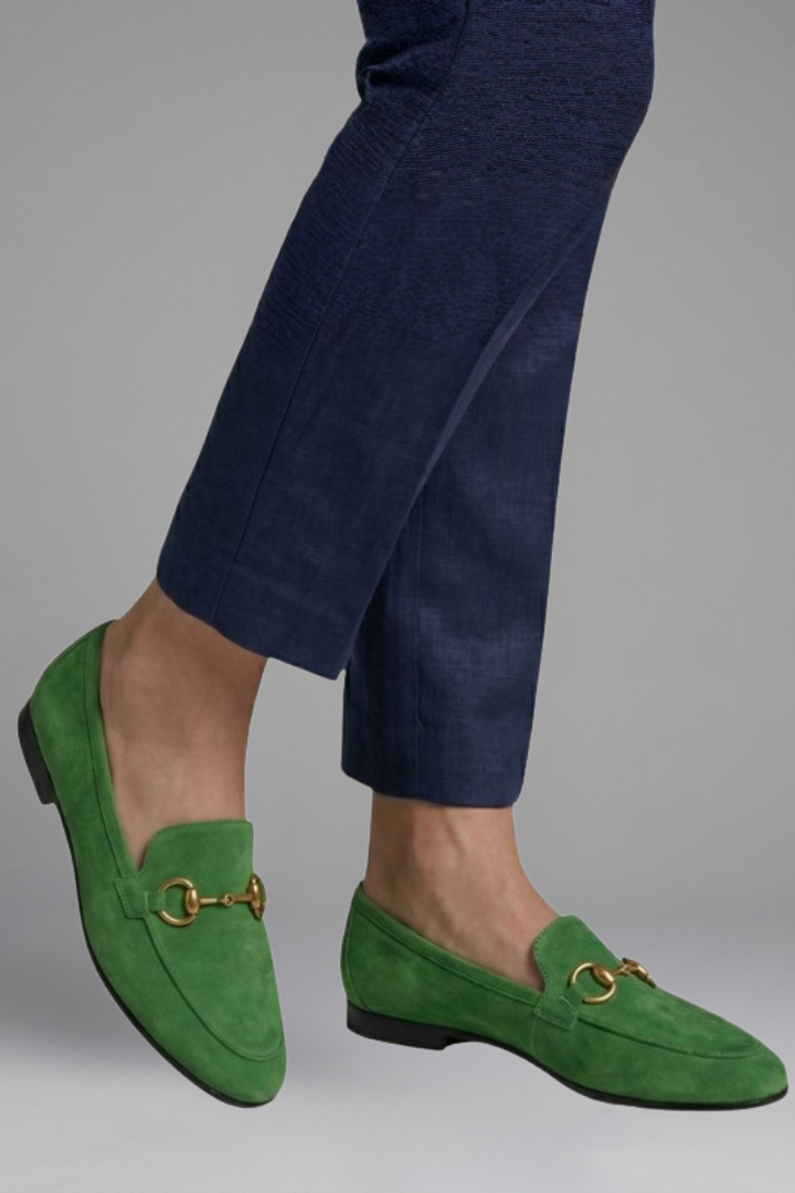 Lirielle | Women’s Orthopedic Loafers – Pointed Toe Slip-On Shoes with Low Block Heel