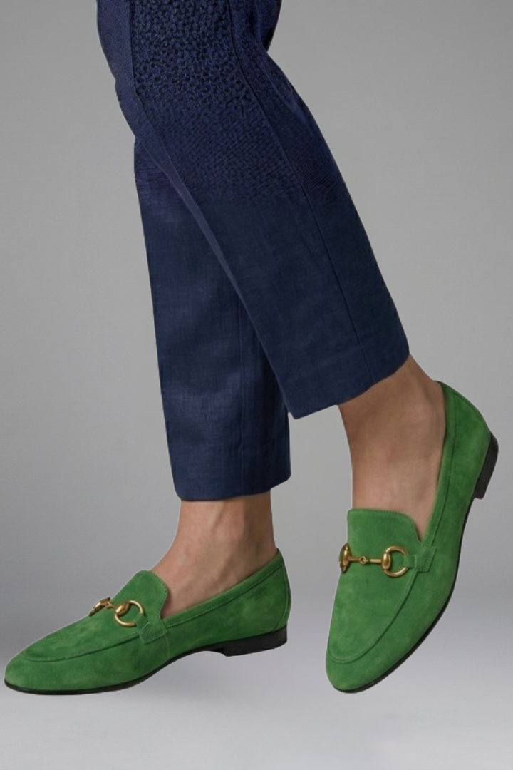 Lirielle | Women’s Orthopedic Loafers – Pointed Toe Slip-On Shoes with Low Block Heel