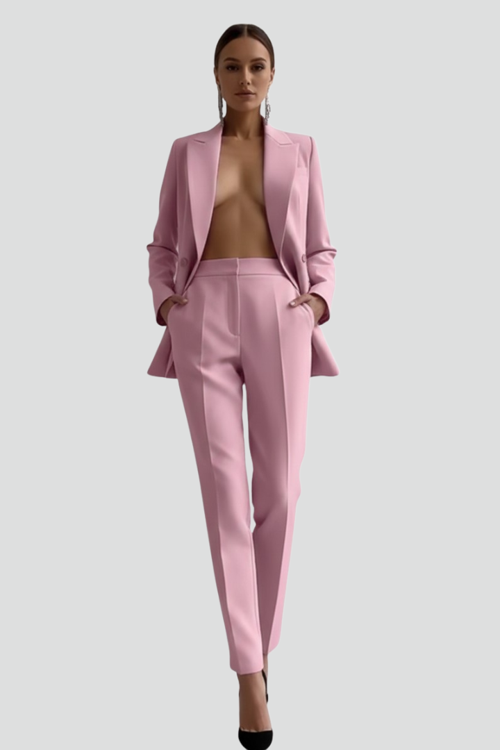 Nira | Women's Tailored Blazer and Trousers Set – Office & Casual Wear