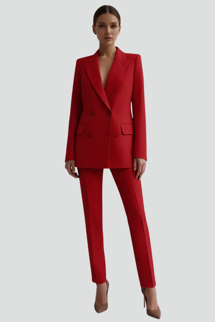 Nira | Women's Tailored Blazer and Trousers Set – Office & Casual Wear