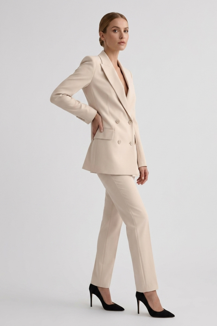 Nira | Women's Tailored Blazer and Trousers Set – Office & Casual Wear
