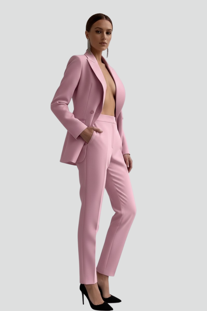 Nira | Women's Tailored Blazer and Trousers Set – Office & Casual Wear