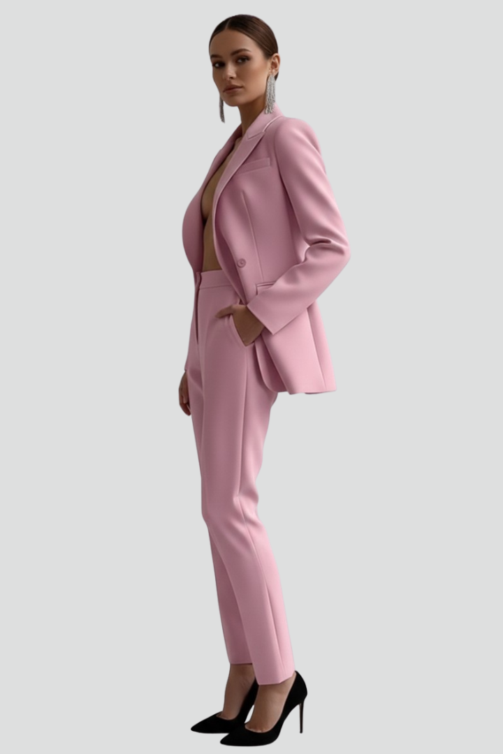 Nira | Women's Tailored Blazer and Trousers Set – Office & Casual Wear
