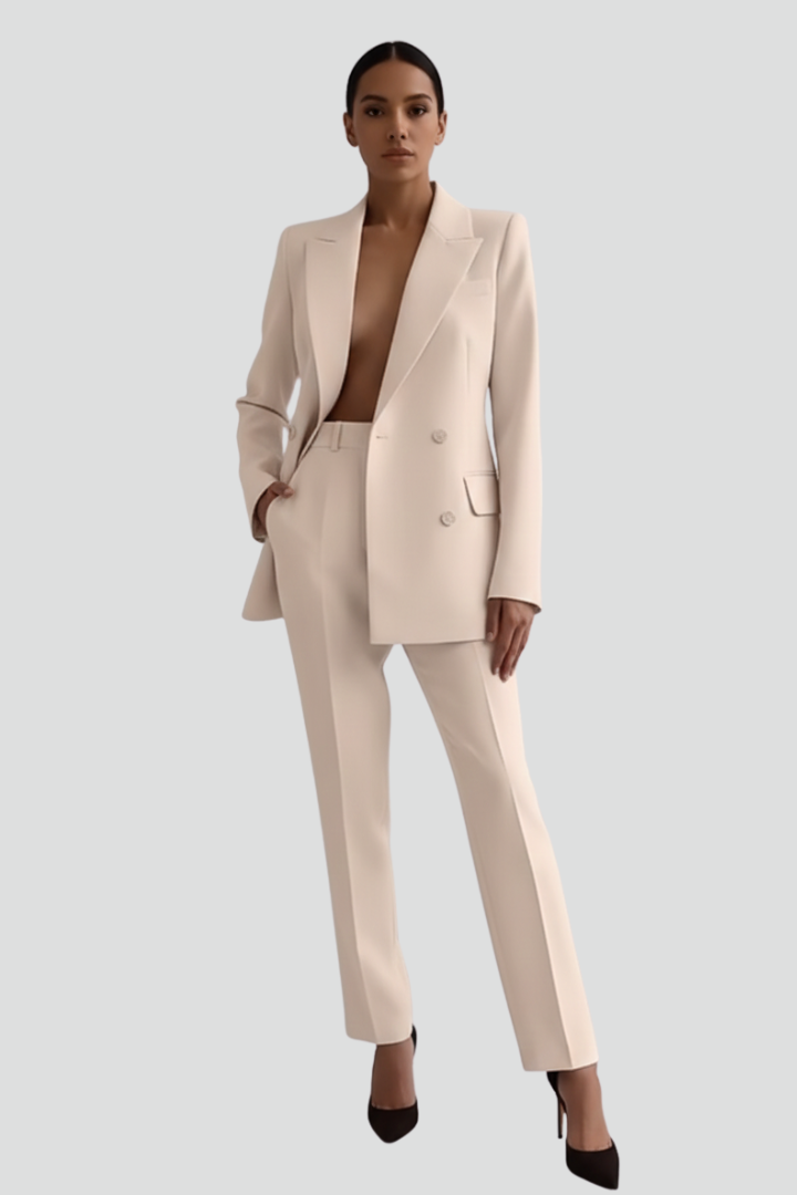 Nira | Women's Tailored Blazer and Trousers Set – Office & Casual Wear