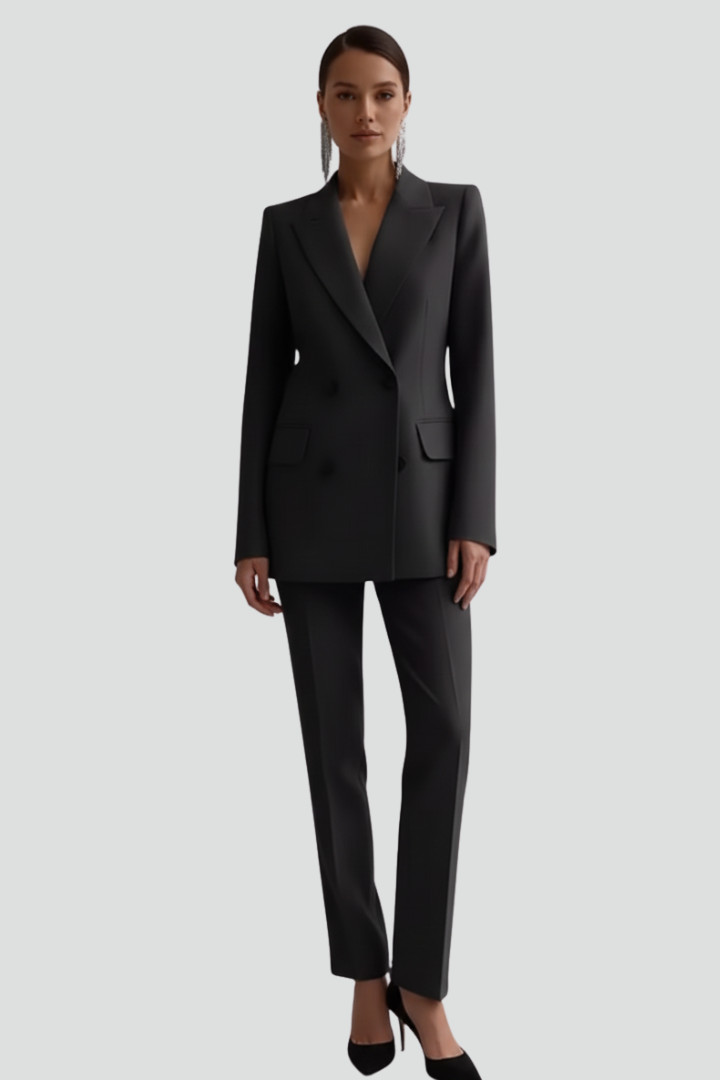 Nira | Women's Tailored Blazer and Trousers Set – Office & Casual Wear