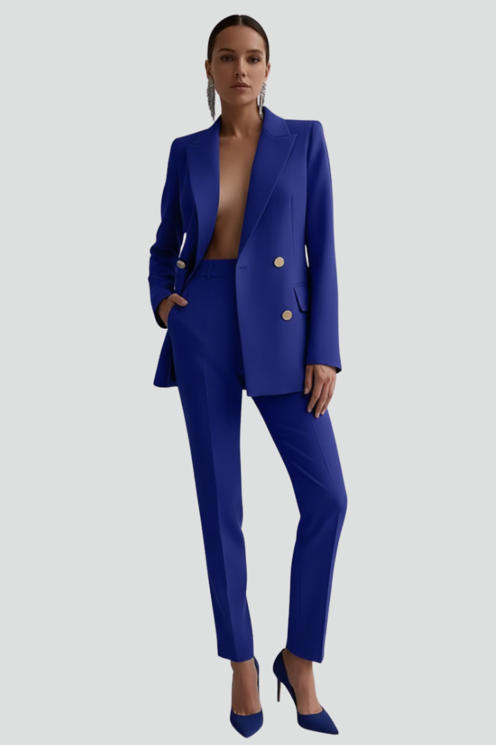Nira | Women's Tailored Blazer and Trousers Set – Office & Casual Wear