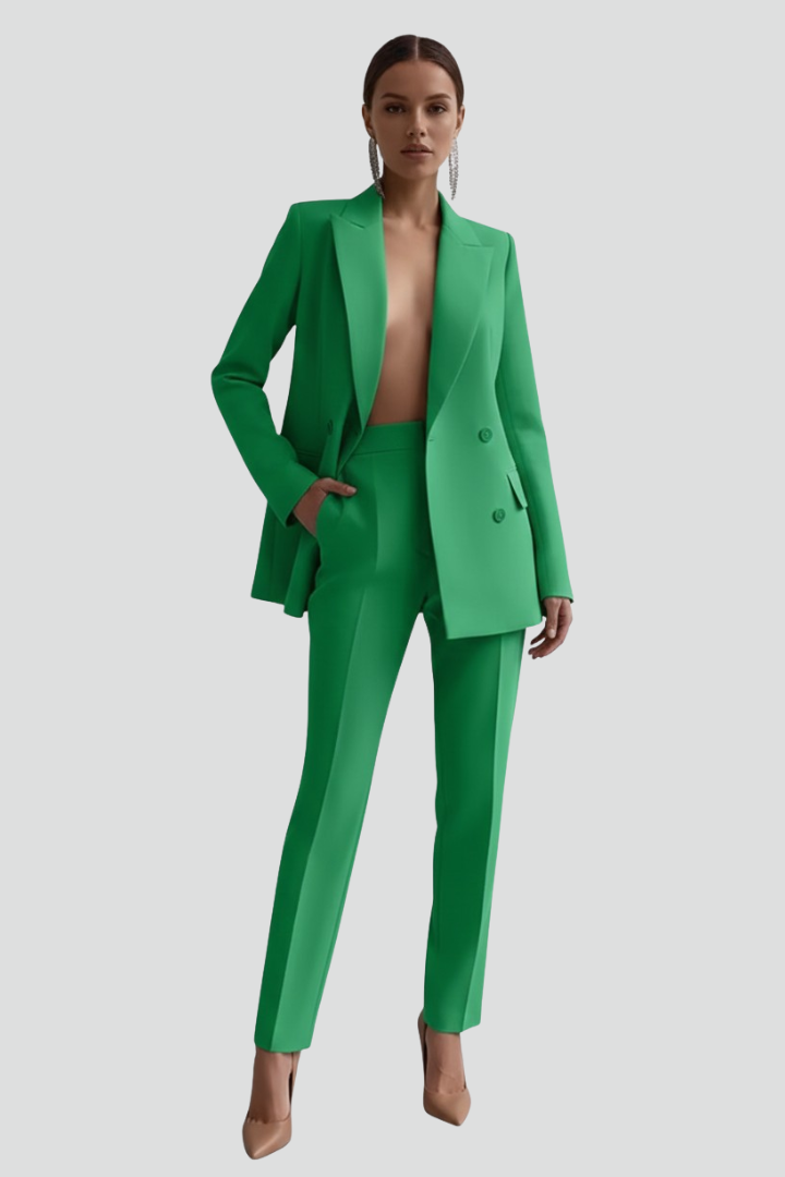 Nira | Women's Tailored Blazer and Trousers Set – Office & Casual Wear